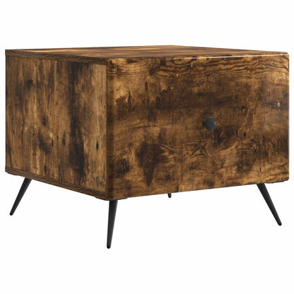 Coffee Table Smoked Oak 49 x 50 x 40 cm Engineered Wood