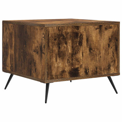 Coffee Table Smoked Oak 49 x 50 x 40 cm Engineered Wood
