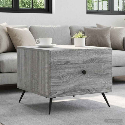 Coffee Table Grey Sonoma 49 x 50 x 40 cm Engineered Wood