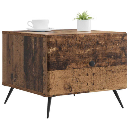 Coffee Table Old Wood 49 x 50 x 40 cm Engineered Wood