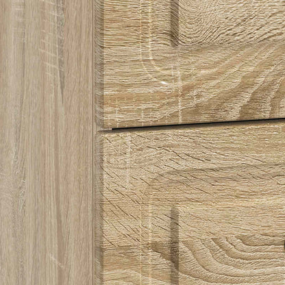 Bedside Cabinet Sonoma Oak 43 x 34.5 x 44.5 cm Engineered Wood