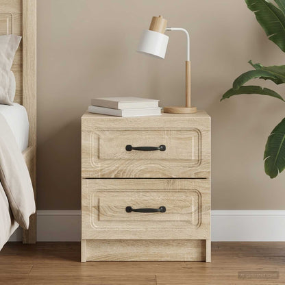 Bedside Cabinet Sonoma Oak 43 x 34.5 x 44.5 cm Engineered Wood