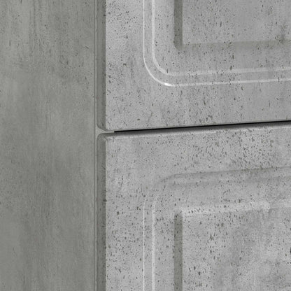 Bedside Cabinet 2 pcs Concrete Grey 43 x 34.5 x 44.5 cm