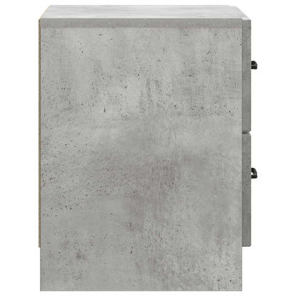 Bedside Cabinet 2 pcs Concrete Grey 43 x 34.5 x 44.5 cm