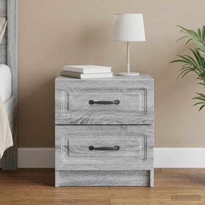 Bedside Cabinet Grey Sonoma 43 x 34.5 x 44.5 cm Engineered Wood