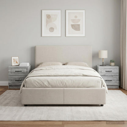 Bedside Cabinet 2 pcs Grey Sonoma 43 x 34.5 x 44.5 cm