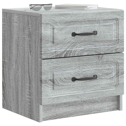 Bedside Cabinet 2 pcs Grey Sonoma 43 x 34.5 x 44.5 cm