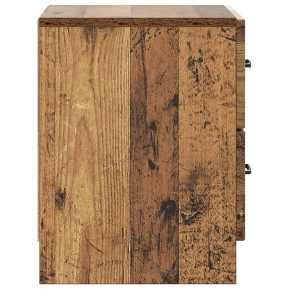 Bedside Cabinet Old Wood 43 x 34.5 x 44.5 cm Engineered Wood