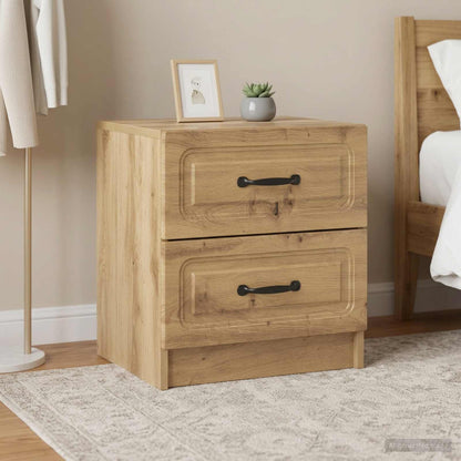 Bedside Cabinet 2 pcs Artisan Oak 43 x 34.5 x 44.5 cm