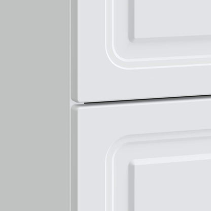 Bedside Cabinet White 62 x 34.5 x 44.5 cm Engineered Wood