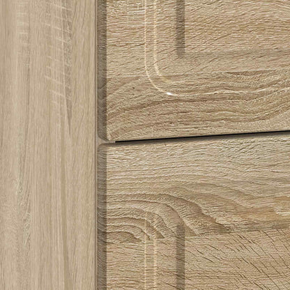 Bedside Cabinet Sonoma Oak 62 x 34.5 x 44.5 cm Engineered Wood