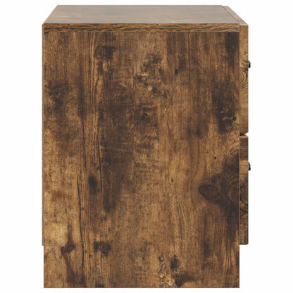 Bedside Cabinet Smoked Oak 62 x 34.5 x 44.5 cm Engineered Wood