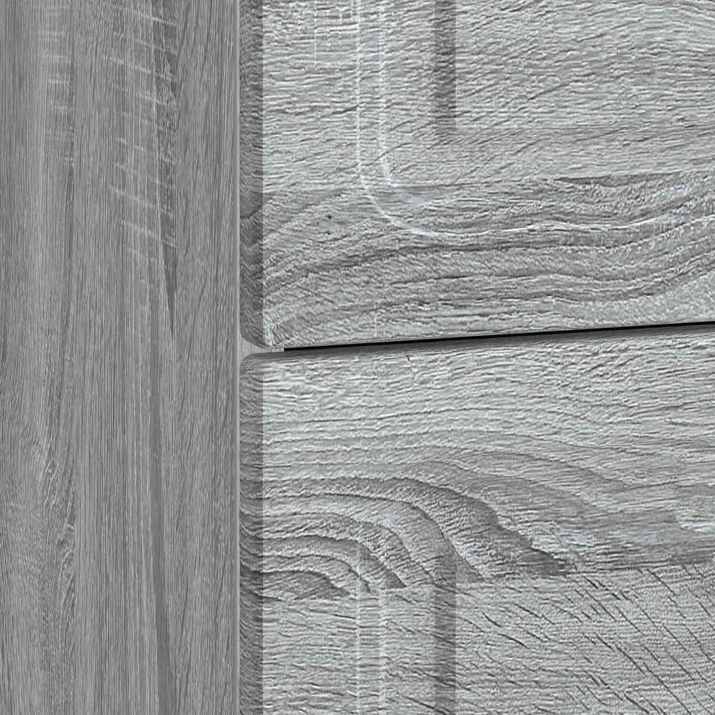 Bedside Cabinet Grey Sonoma 62 x 34.5 x 44.5 cm Engineered Wood