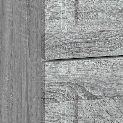 Bedside Cabinet Grey Sonoma 62 x 34.5 x 44.5 cm Engineered Wood