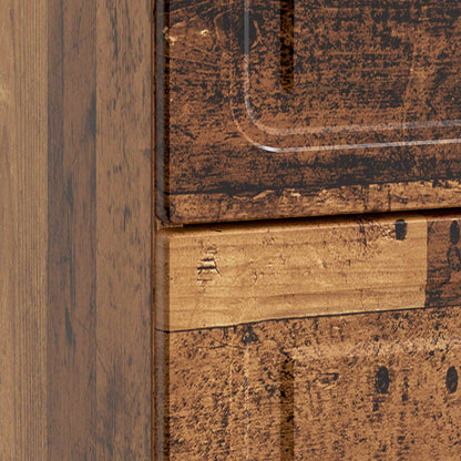Bedside Cabinet Old Wood 62 x 34.5 x 44.5 cm Engineered Wood