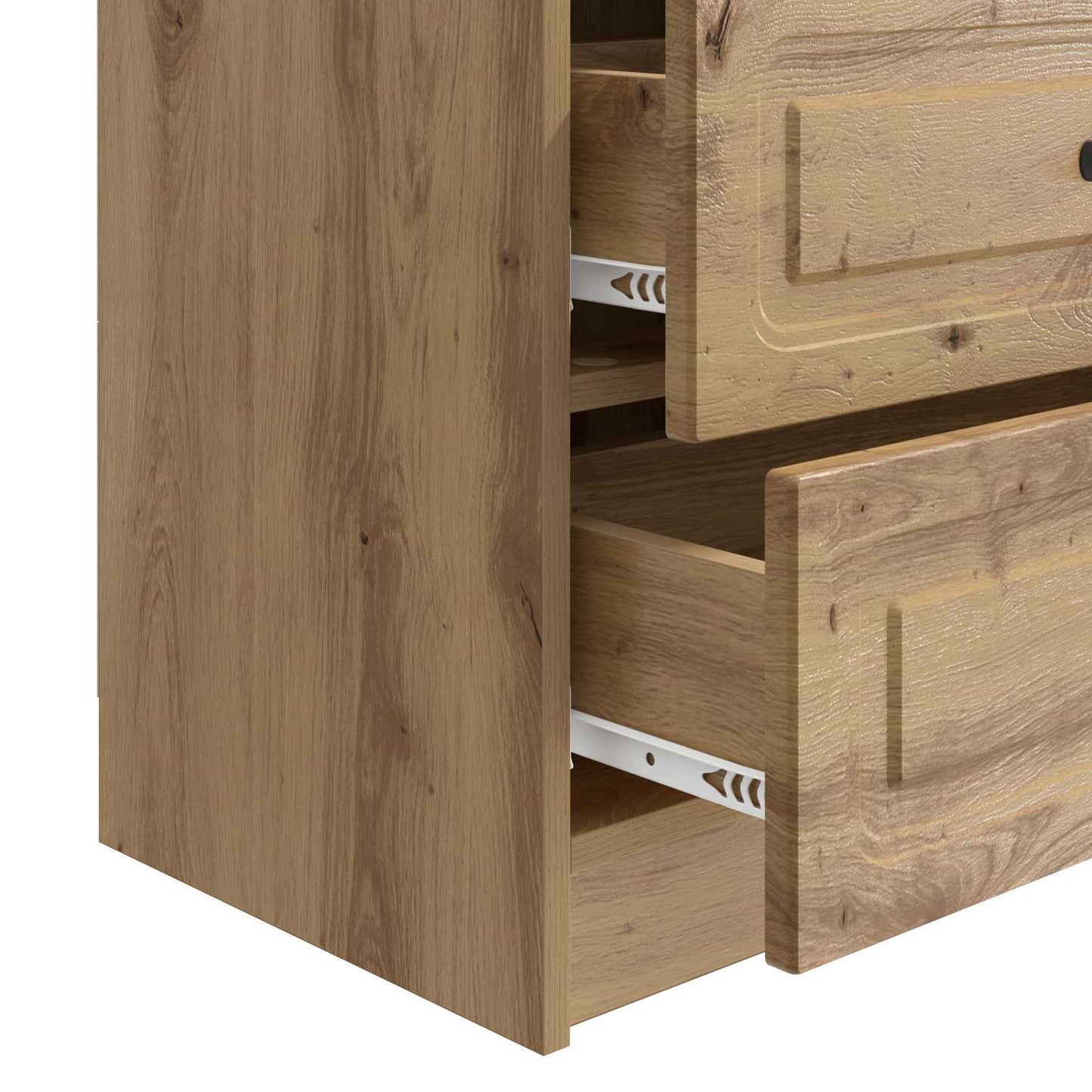 Bedside Cabinet Artisan Oak 62 x 34.5 x 44.5 cm Engineered Wood