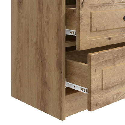 Bedside Cabinet Artisan Oak 62 x 34.5 x 44.5 cm Engineered Wood