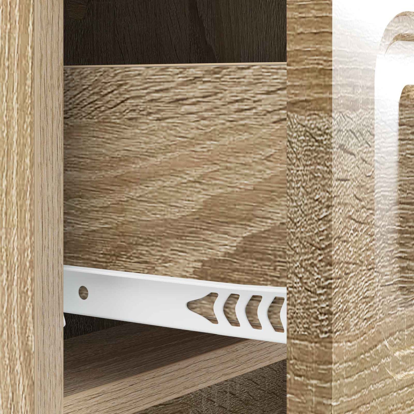 Bedside Cabinet Sonoma Oak 43 x 41 x 63.5 cm Engineered Wood