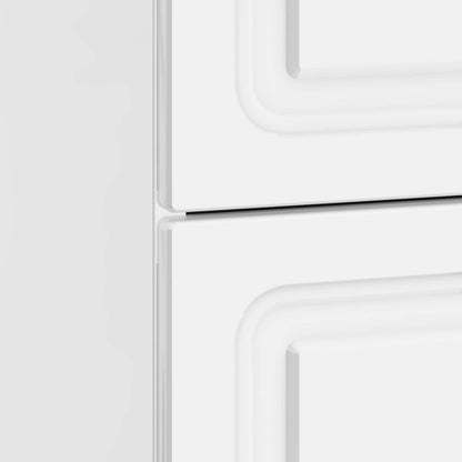 Bedside Cabinet High Gloss White 43 x 41 x 63.5 cm
