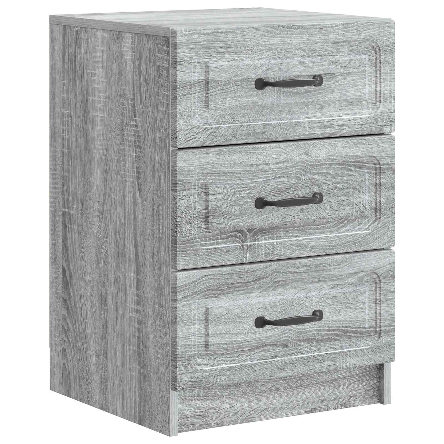 Bedside Cabinet Grey Sonoma 43 x 41 x 63.5 cm Engineered Wood