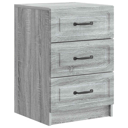 Bedside Cabinet Grey Sonoma 43 x 41 x 63.5 cm Engineered Wood
