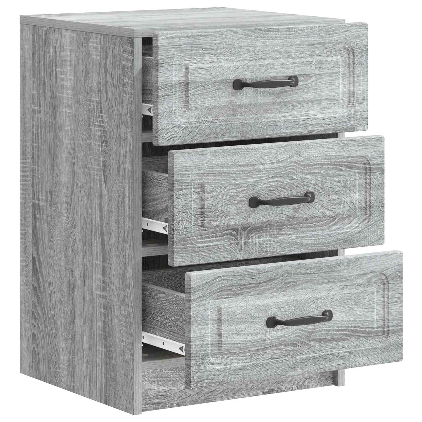 Bedside Cabinet Grey Sonoma 43 x 41 x 63.5 cm Engineered Wood