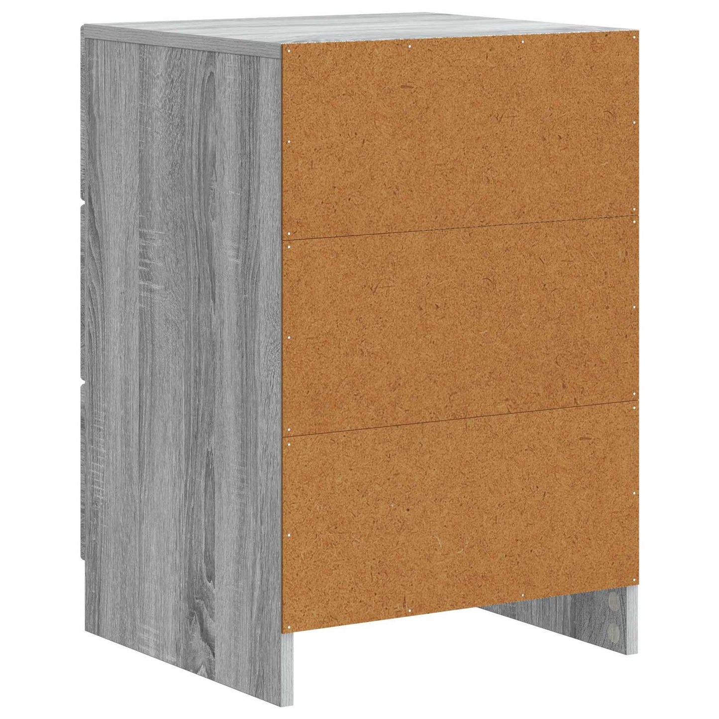 Bedside Cabinet Grey Sonoma 43 x 41 x 63.5 cm Engineered Wood