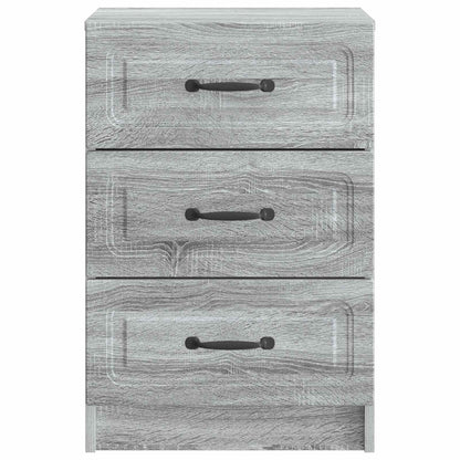 Bedside Cabinet Grey Sonoma 43 x 41 x 63.5 cm Engineered Wood