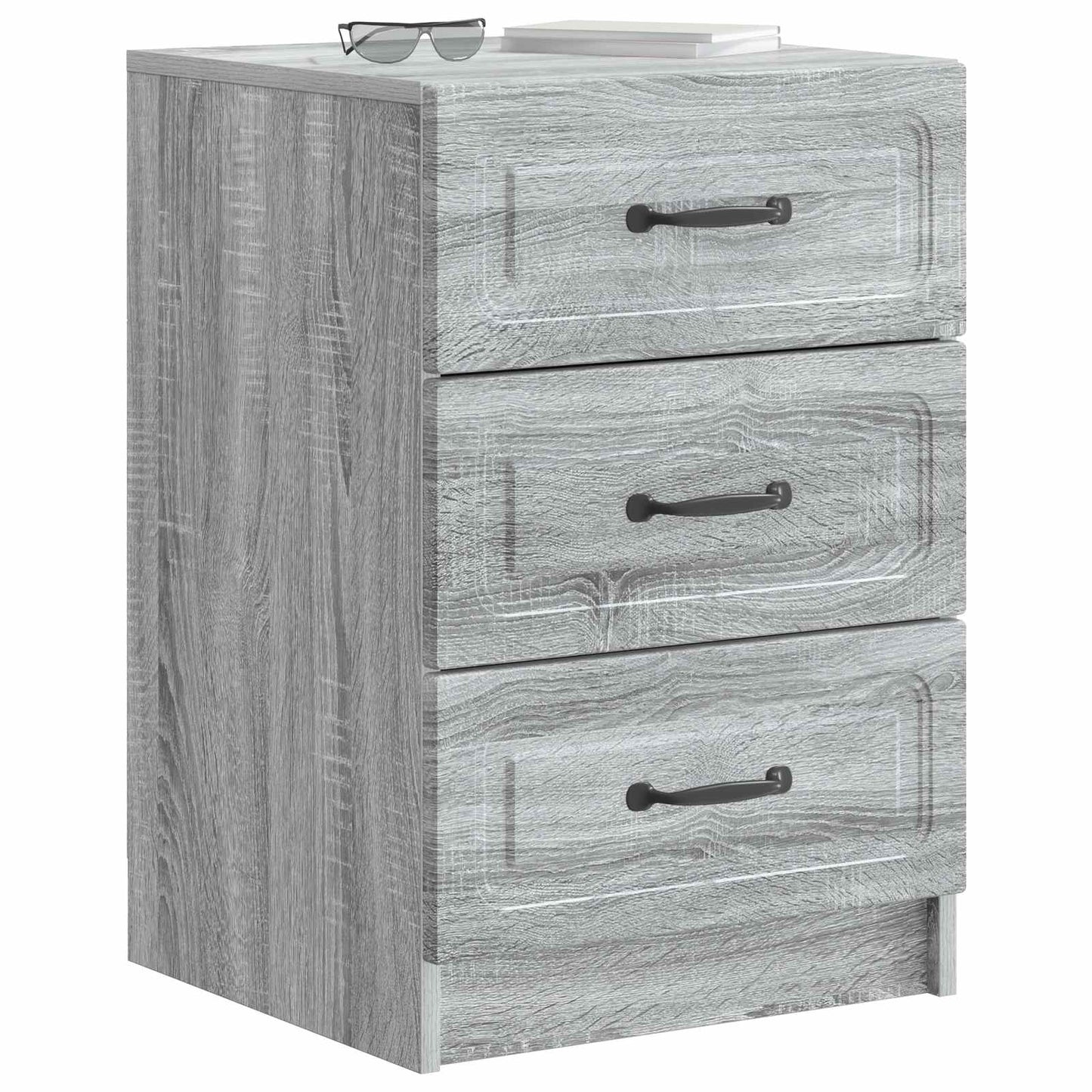 Bedside Cabinet Grey Sonoma 43 x 41 x 63.5 cm Engineered Wood