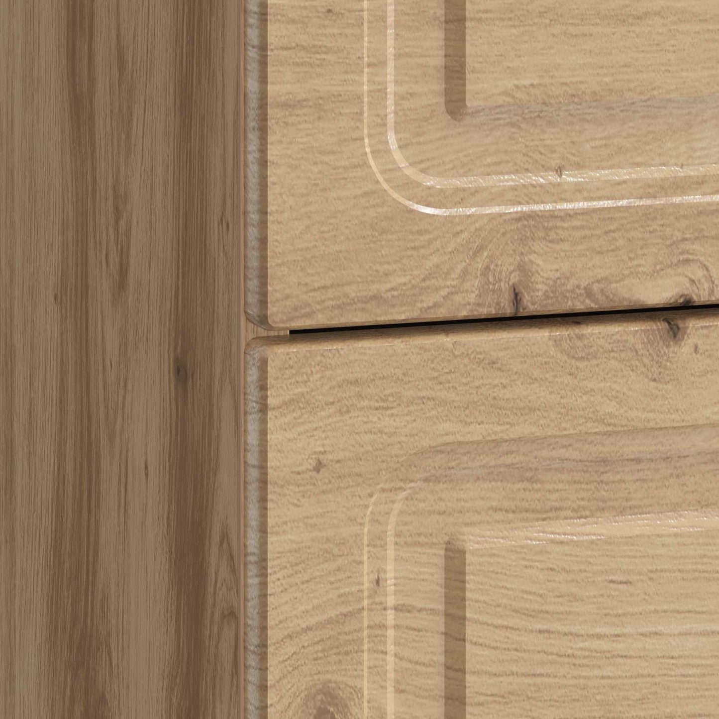 Bedside Cabinet Artisan Oak 43 x 41 x 63.5 cm Engineered Wood