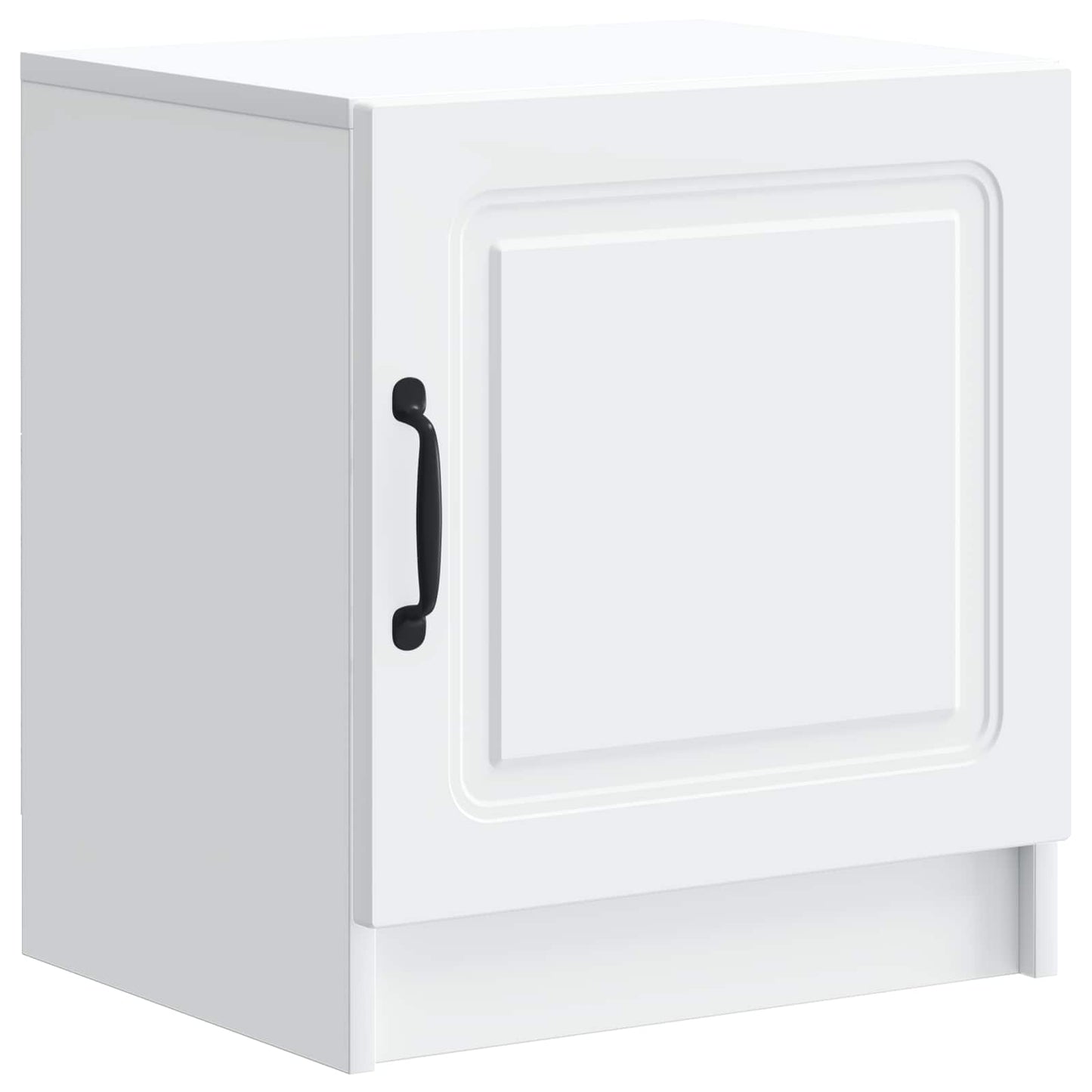 Bedside Cabinet White 43 x 34.5 x 47 cm Engineered Wood