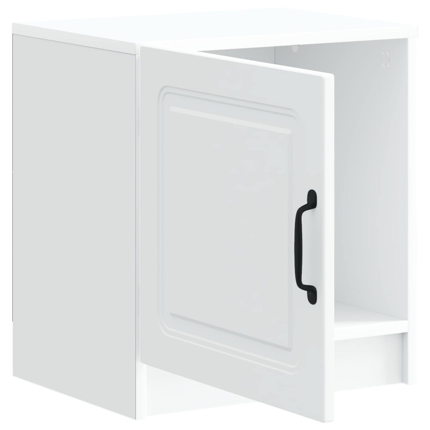 Bedside Cabinet 2 pcs White 43 x 34.5 x 47 cm Engineered Wood