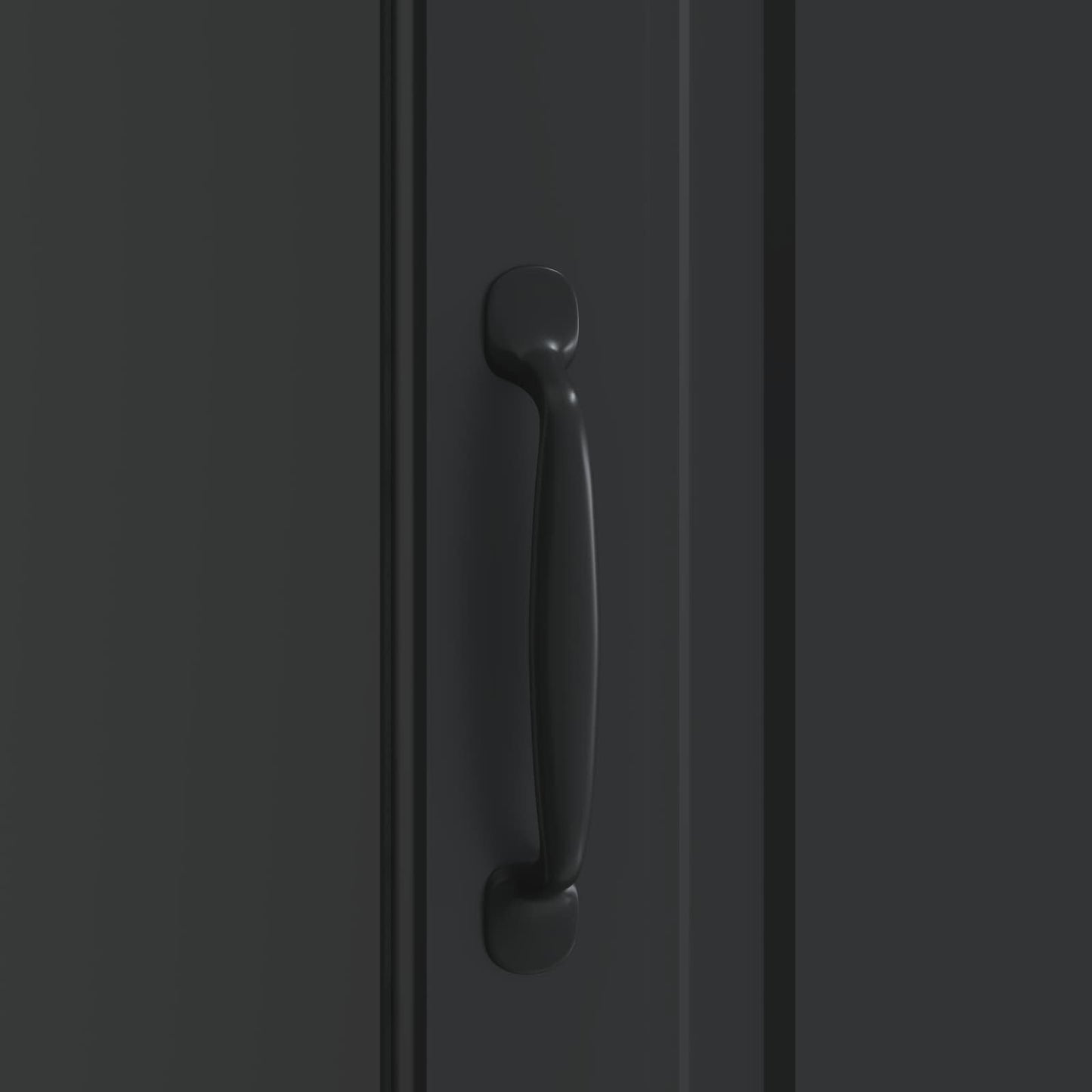 Bedside Cabinet Black 43 x 34.5 x 47 cm Engineered Wood
