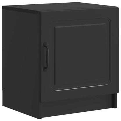 Bedside Cabinet 2 pcs Black 43 x 34.5 x 47 cm Engineered Wood