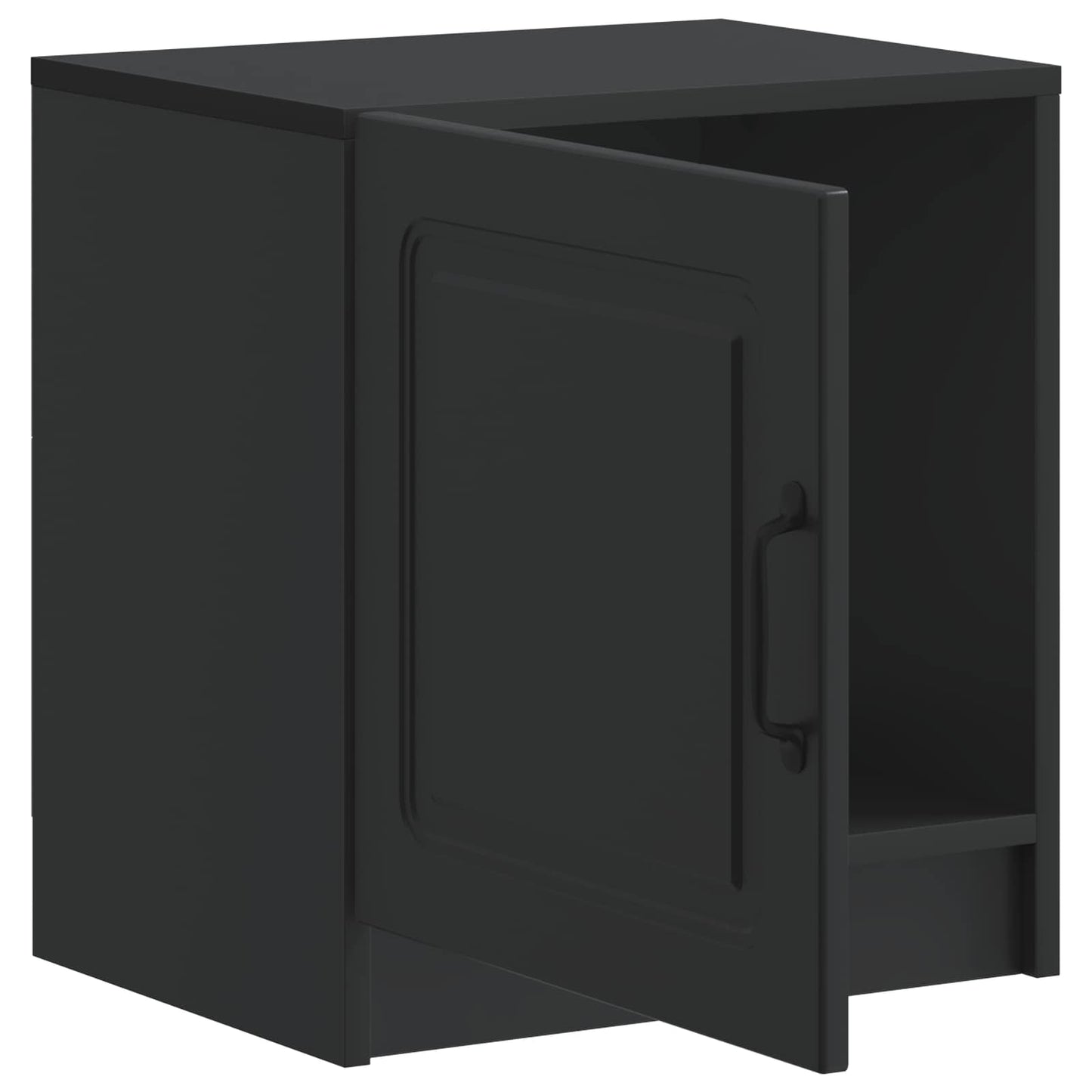 Bedside Cabinet 2 pcs Black 43 x 34.5 x 47 cm Engineered Wood