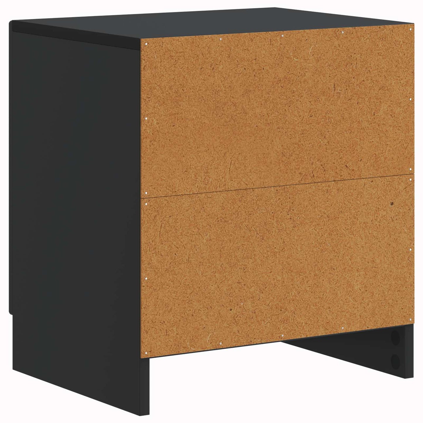 Bedside Cabinet 2 pcs Black 43 x 34.5 x 47 cm Engineered Wood