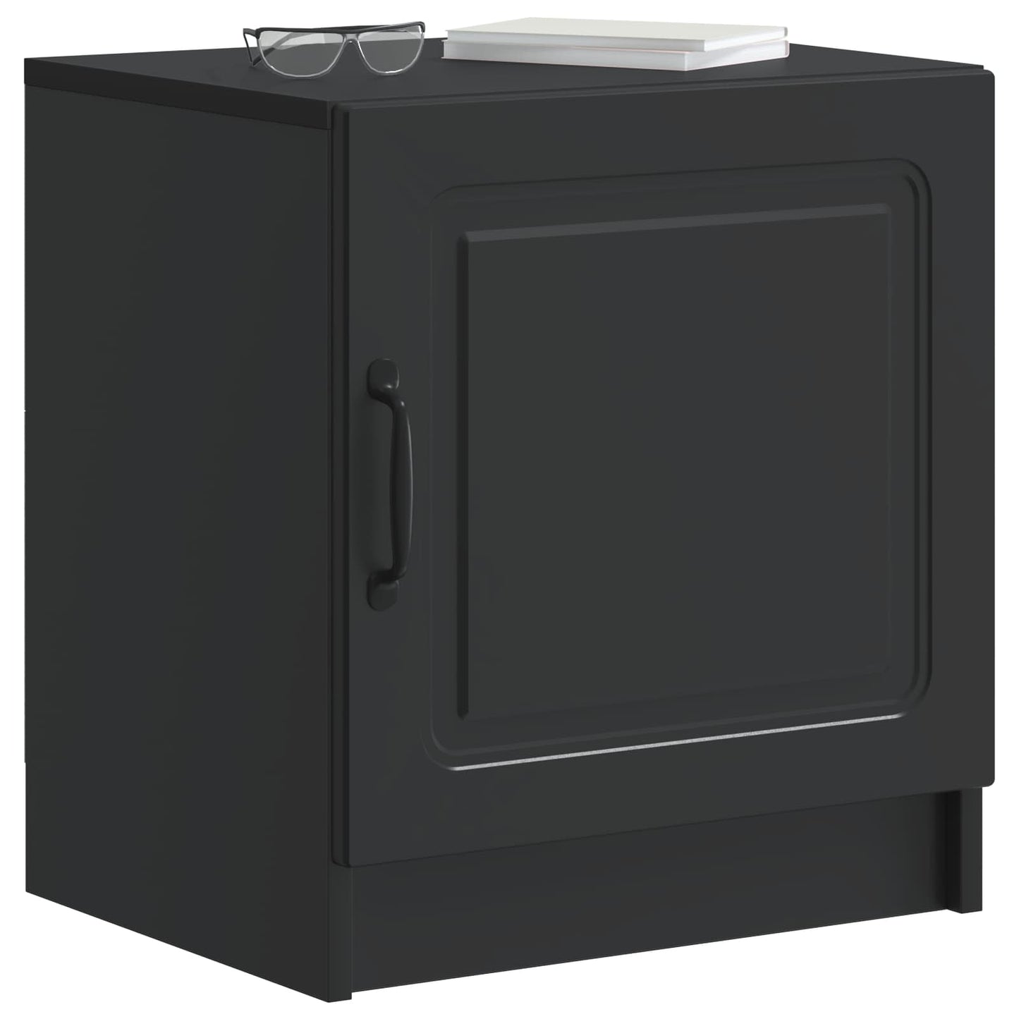 Bedside Cabinet 2 pcs Black 43 x 34.5 x 47 cm Engineered Wood