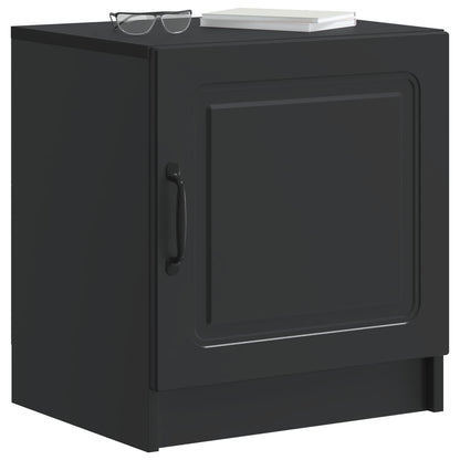 Bedside Cabinet 2 pcs Black 43 x 34.5 x 47 cm Engineered Wood