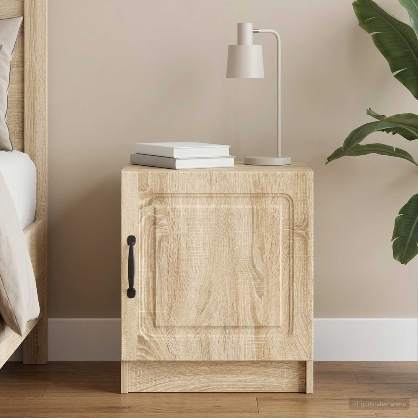 Bedside Cabinet Sonoma Oak 43 x 34.5 x 47 cm Engineered Wood