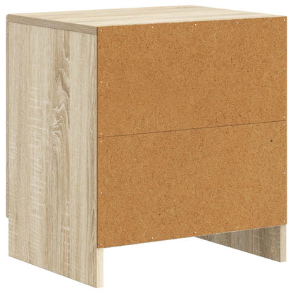 Bedside Cabinet Sonoma Oak 43 x 34.5 x 47 cm Engineered Wood