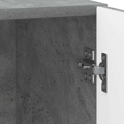 Bedside Cabinet Concrete Grey 43 x 34.5 x 47 cm Engineered Wood