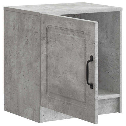 Bedside Cabinet 2 pcs Concrete Grey 43 x 34.5 x 47 cm