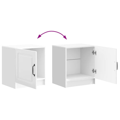 Bedside Cabinet High Gloss White 43 x 34.5 x 47 cm