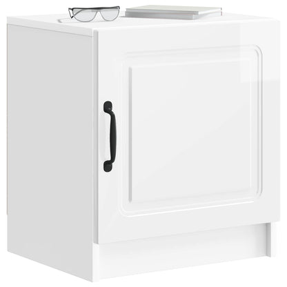 Bedside Cabinet 2 pcs High Gloss White 43 x 34.5 x 47 cm