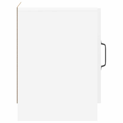 Bedside Cabinet 2 pcs High Gloss White 43 x 34.5 x 47 cm