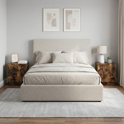 Bedside Cabinet 2 pcs Smoked Oak 43 x 34.5 x 47 cm