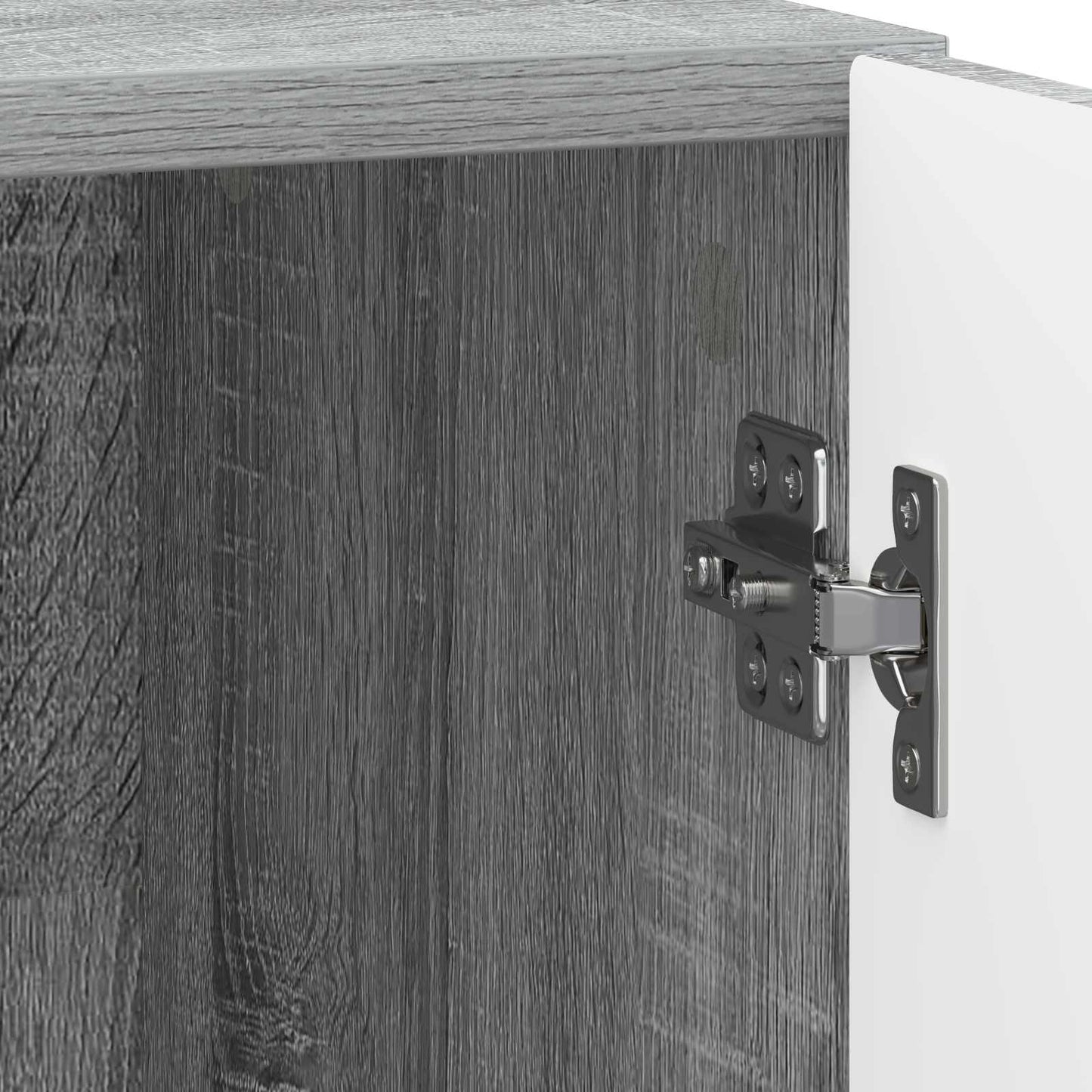 Bedside Cabinet 2 pcs Grey Sonoma 43 x 34.5 x 47 cm
