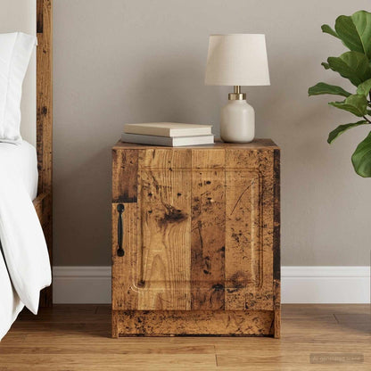 Bedside Cabinet Old Wood 43 x 34.5 x 47 cm Engineered Wood