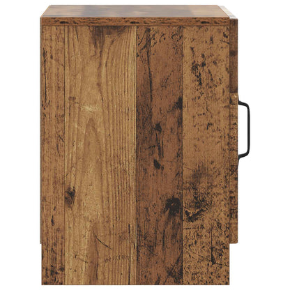 Bedside Cabinet 2 pcs Old Wood 43 x 34.5 x 47 cm