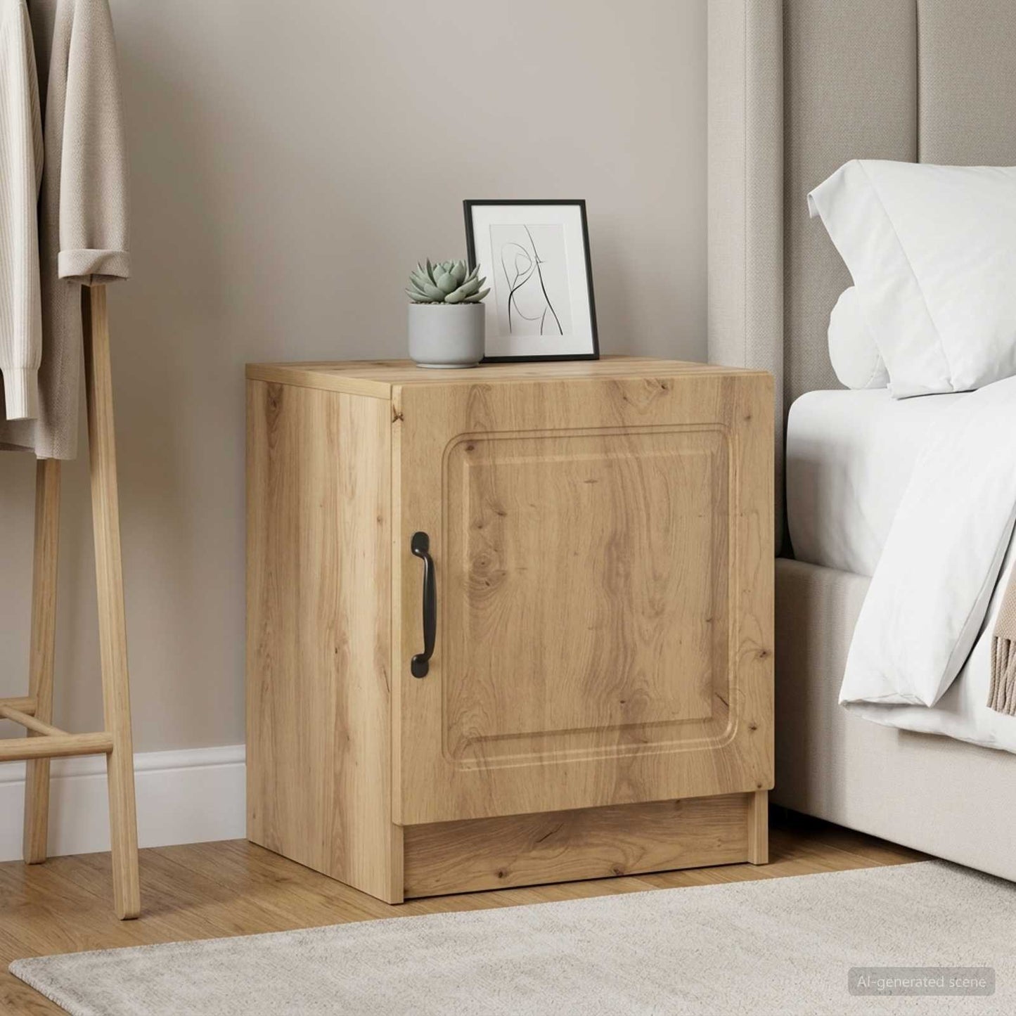 Bedside Cabinet 2 pcs Artisan Oak 43 x 34.5 x 47 cm